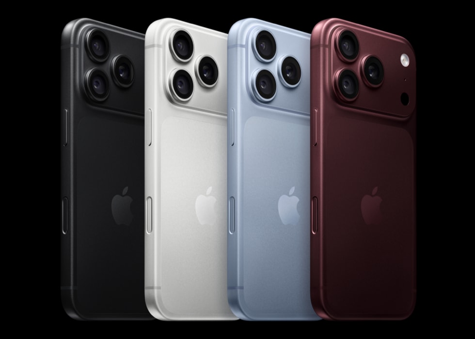 Press photograph of the Apple iPhone 18 Pro, from Apple Newsroom.