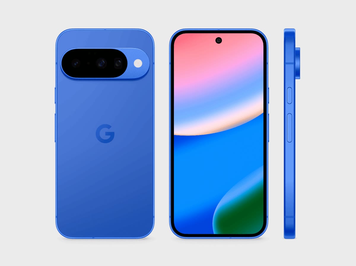 Press photograph of the Google Pixel 10, from Google Store.